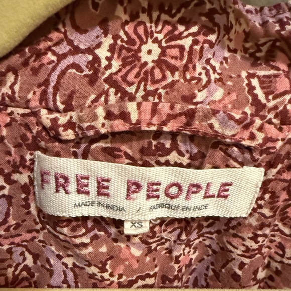 Free People Rosalina Floral Jacket in XS Brown - Picture 3 of 7